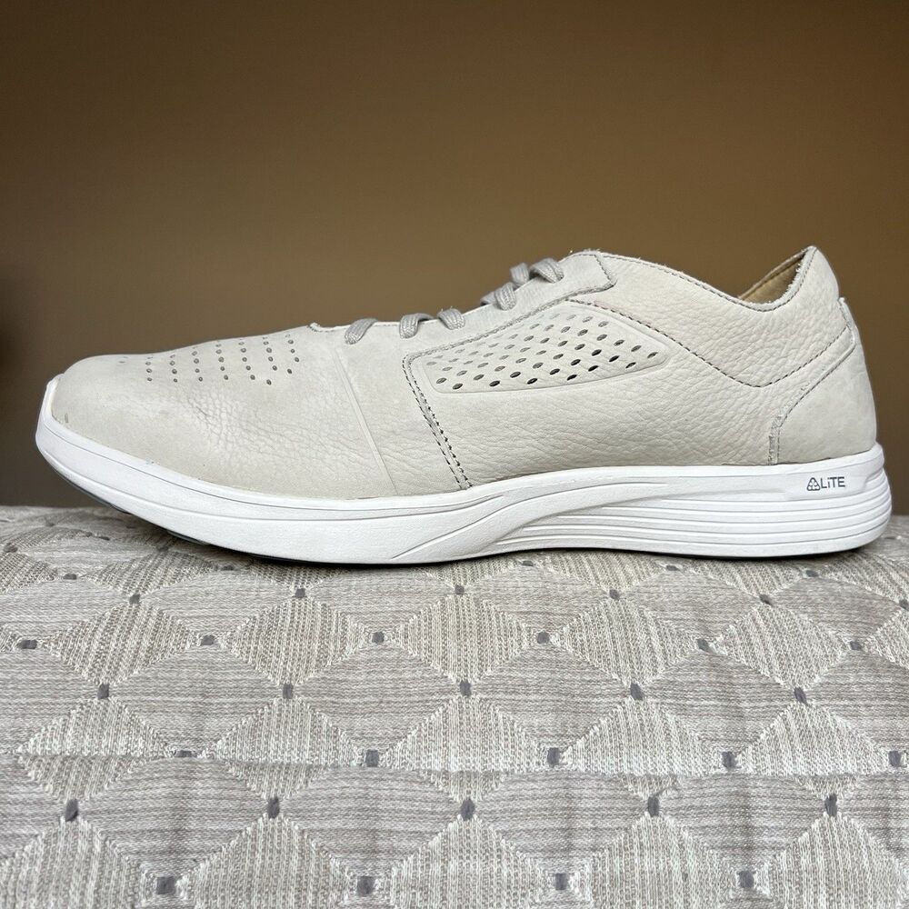 ABEO Lite Doran Steam Light Gray Leather  Sneakers Men US 11. 5 Athletic Lace Up